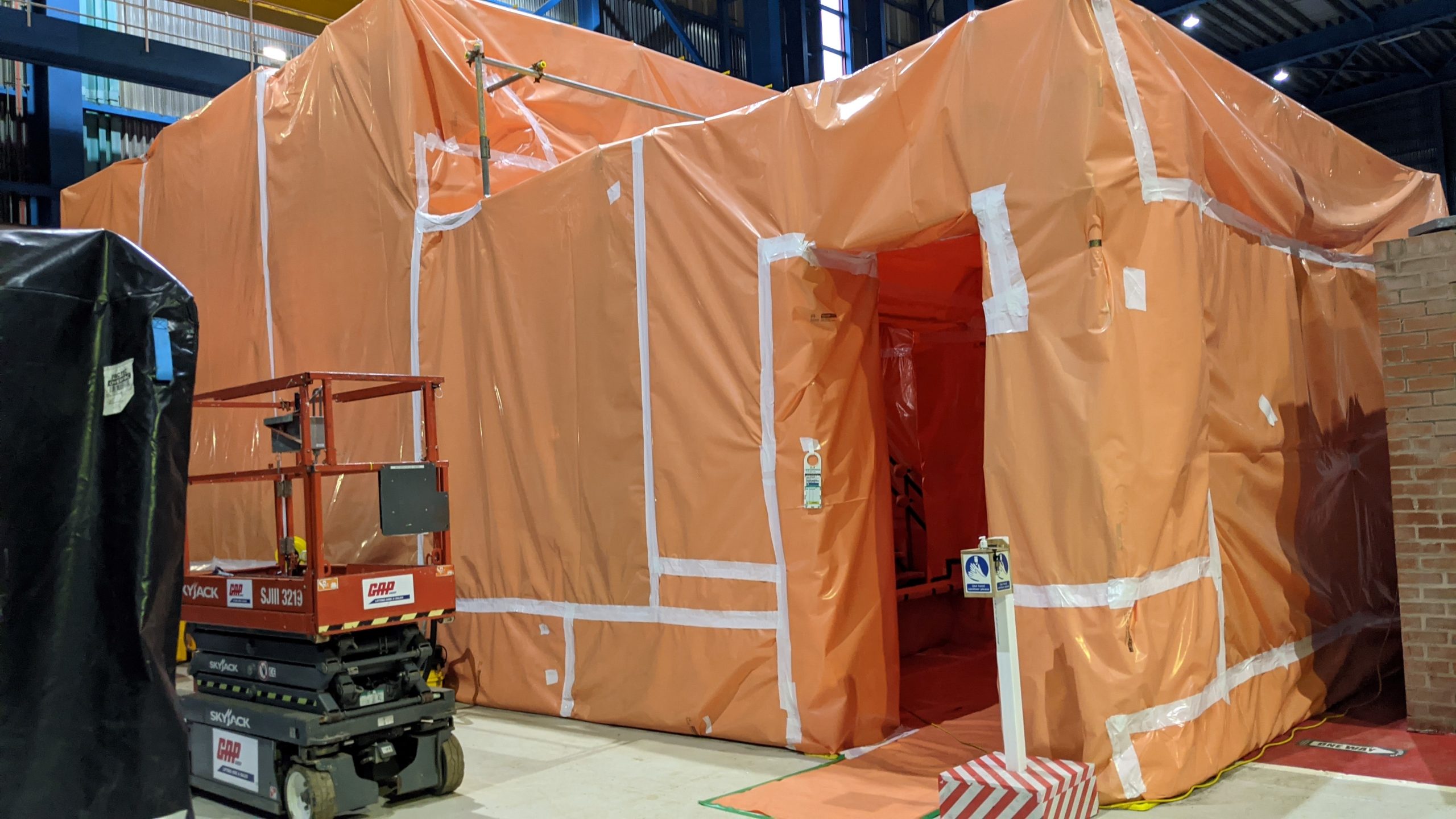 SWEF Flask Decontamination