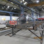 West Clerestory Ring Beam PFC and Goal Post