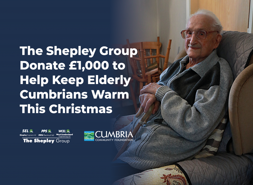 The Shepley Group Donate £1,000 to Help Elderly Cumbrians Keep Warm This Christmas